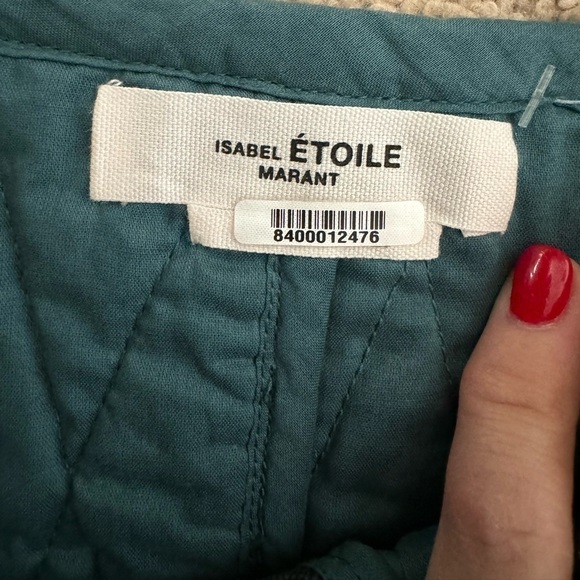 Isabel Marant Etoile- Hamlin Multicolored Patchwork Quilted Zipper Mini Skirt - Picture 8 of 11